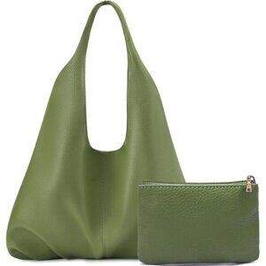 Slouchy Hobo Bags for Women Green